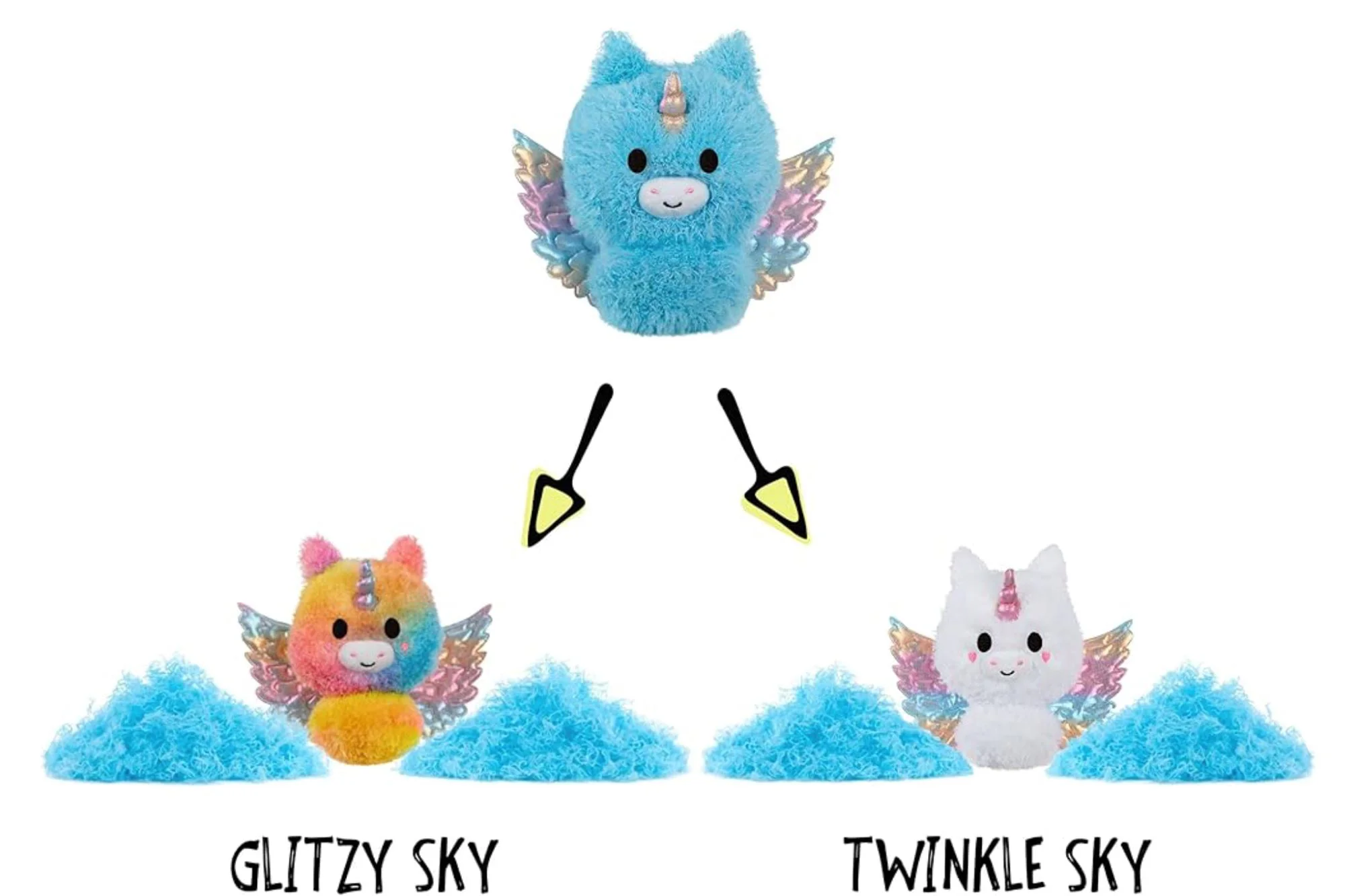 Антистресс игрушка Fluffie Stuffiez Лошадка Пегас, 20 см foto