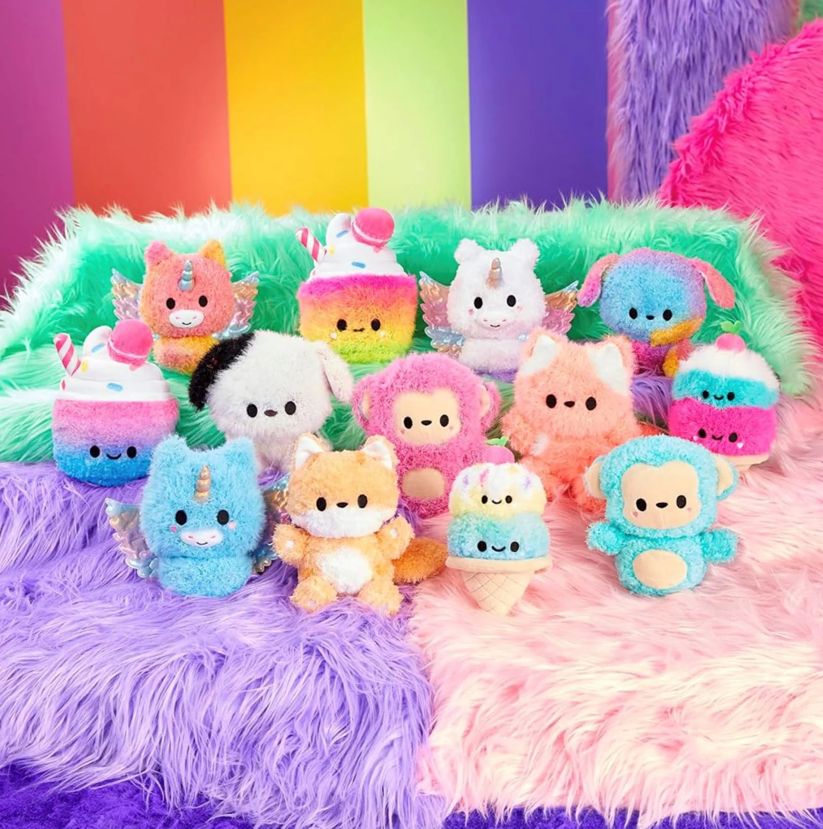 Антистресс игрушка Fluffie Stuffiez Мороженое, 20 см foto