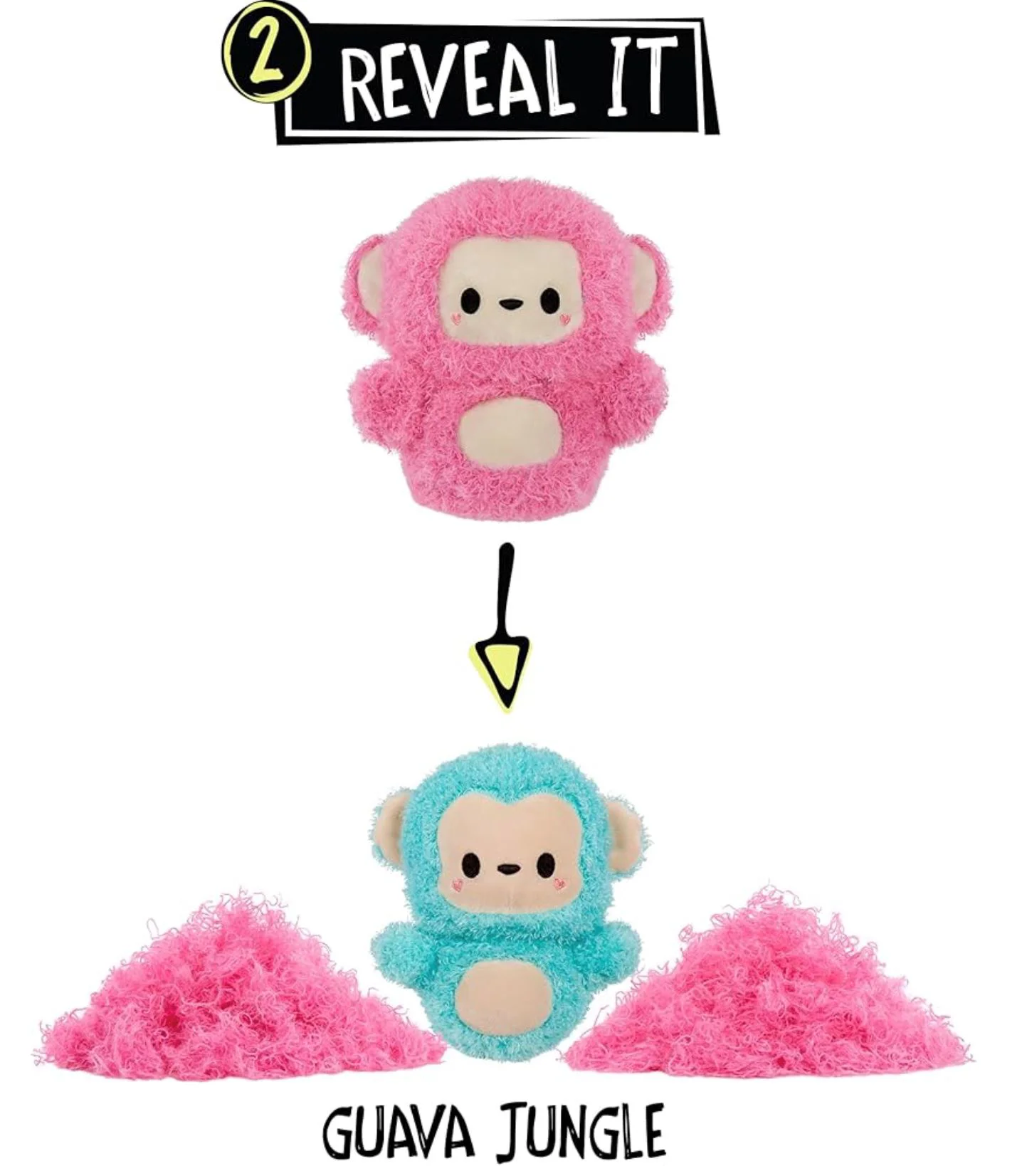 Антистресс игрушка Fluffie Stuffiez Обезьянка, 20 см foto