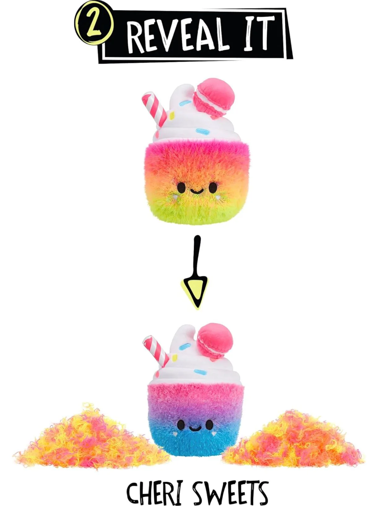 Антистресс игрушка Fluffie Stuffiez Shake, 20 см foto