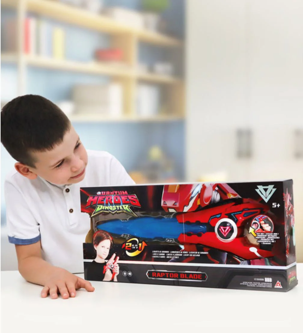 Arma de jucarie Dinoster Sabia lui Lucio, cu sunete si lumini foto