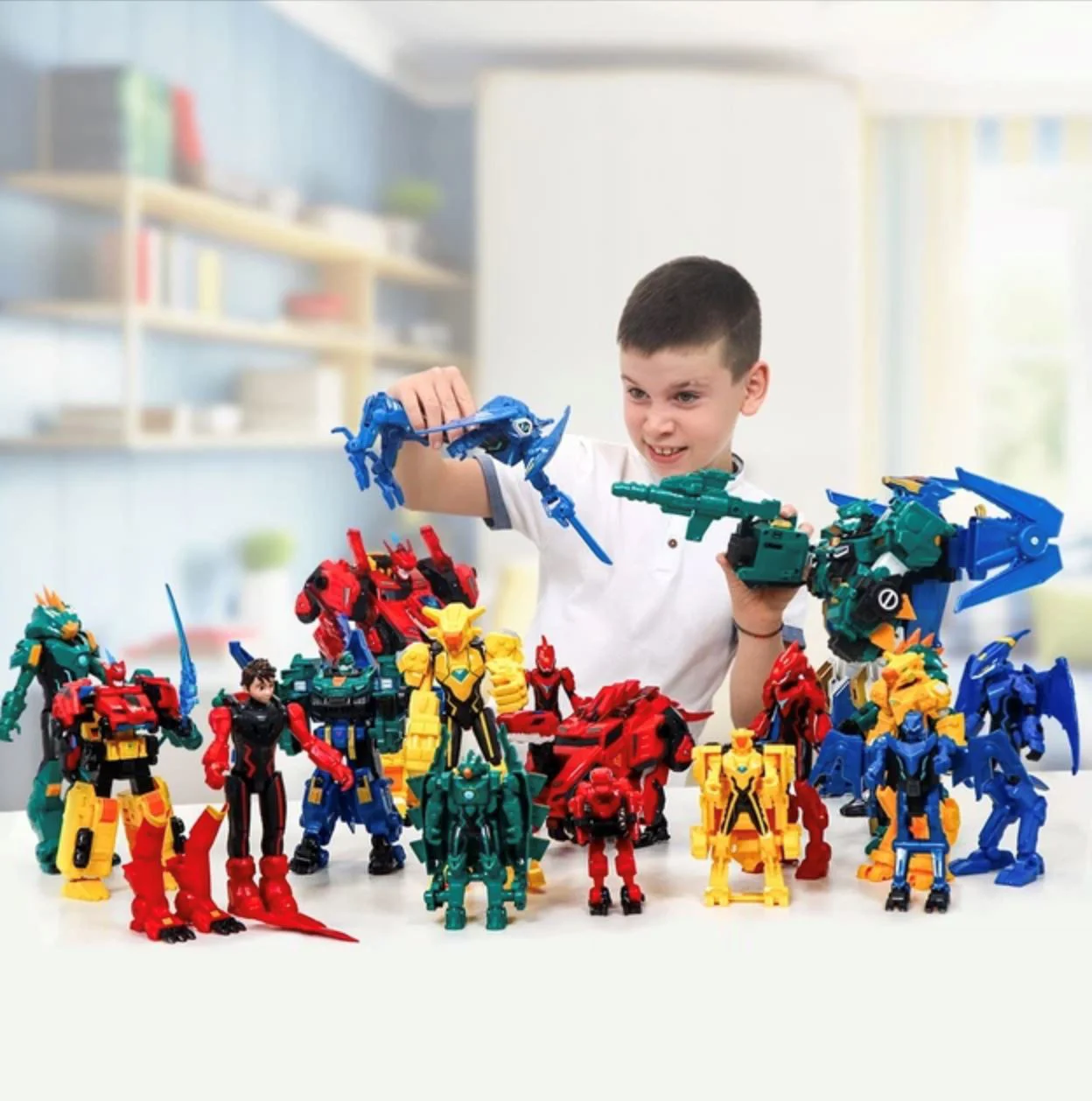 Robot-transformer Dinoster Stego Blast Wing, 24 cm foto