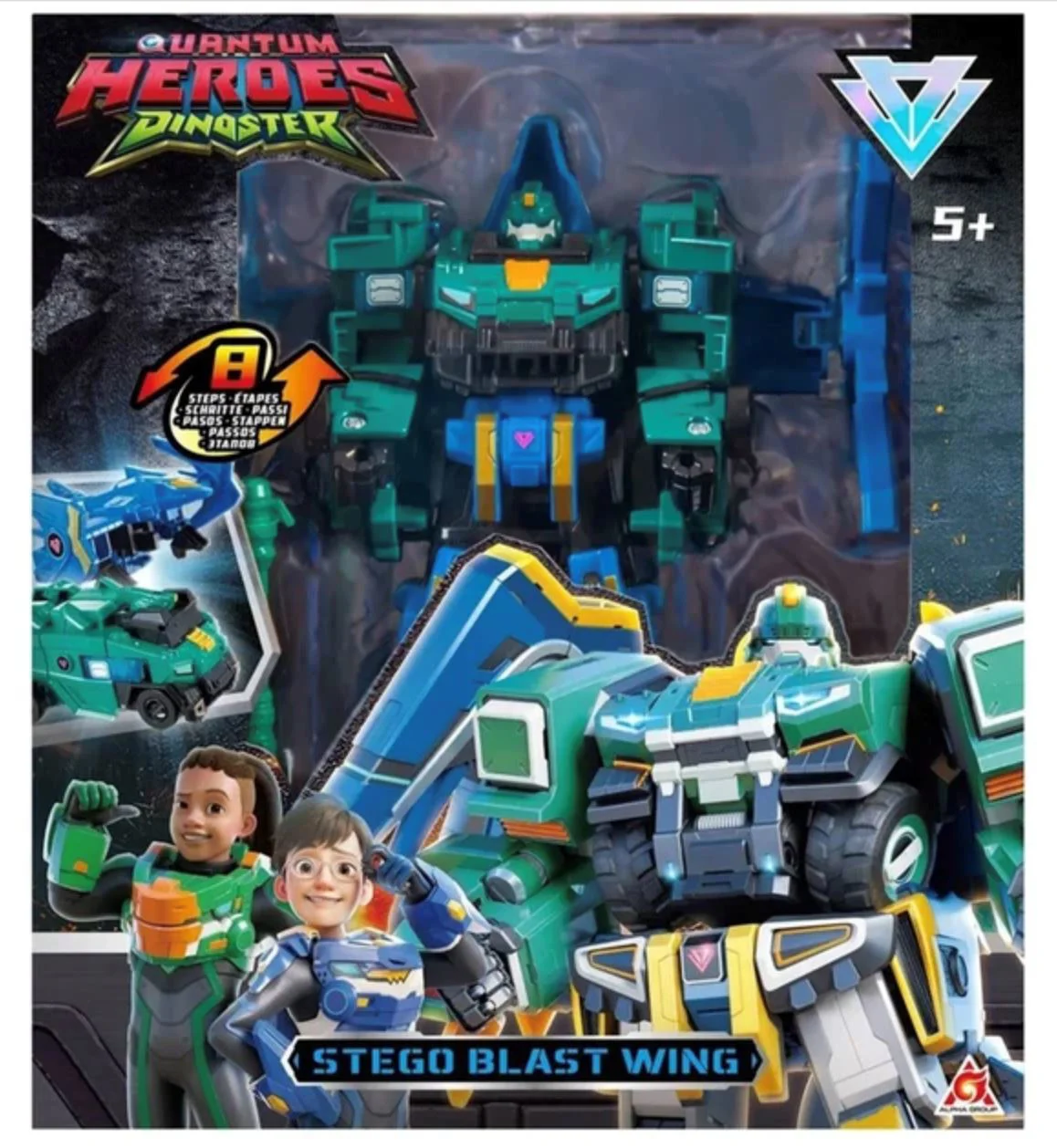 Robot-transformer Dinoster Stego Blast Wing, 24 cm foto