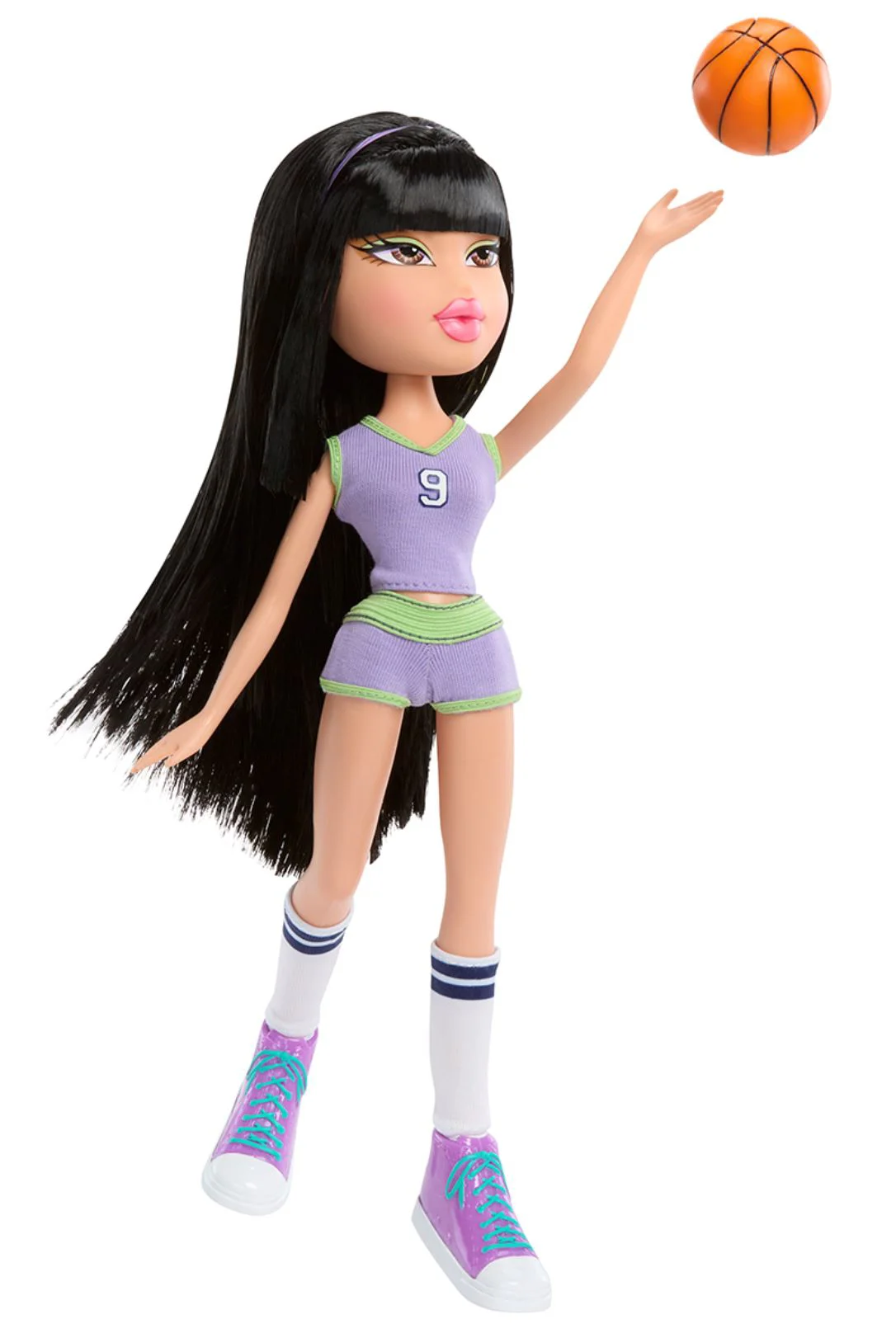 Papusa Bratz Jade jucatoare de baschet cu accesorii, 29 cm foto