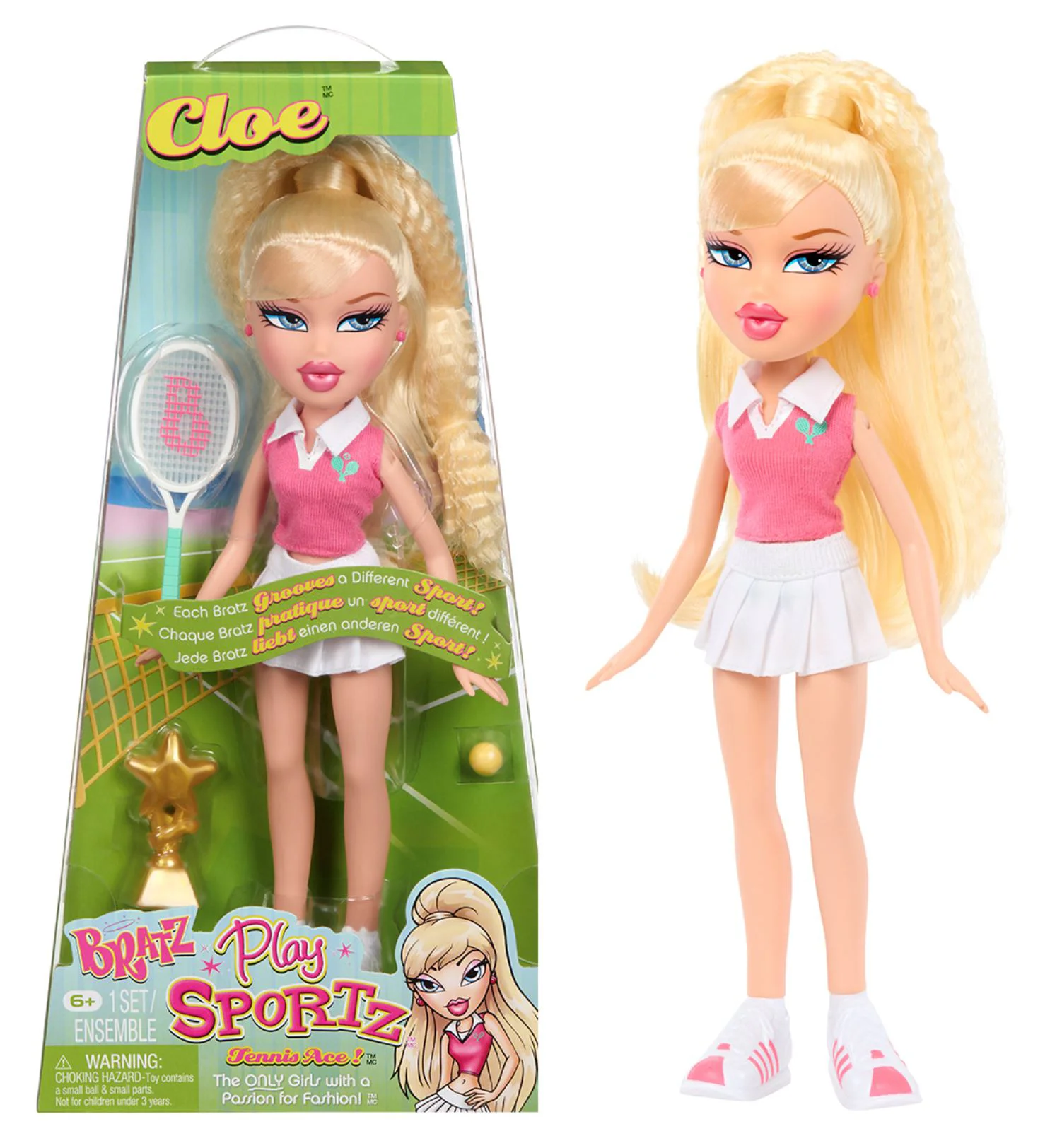 Кукла Bratz Клоэ теннисистка с аксессуарами, 29 см foto