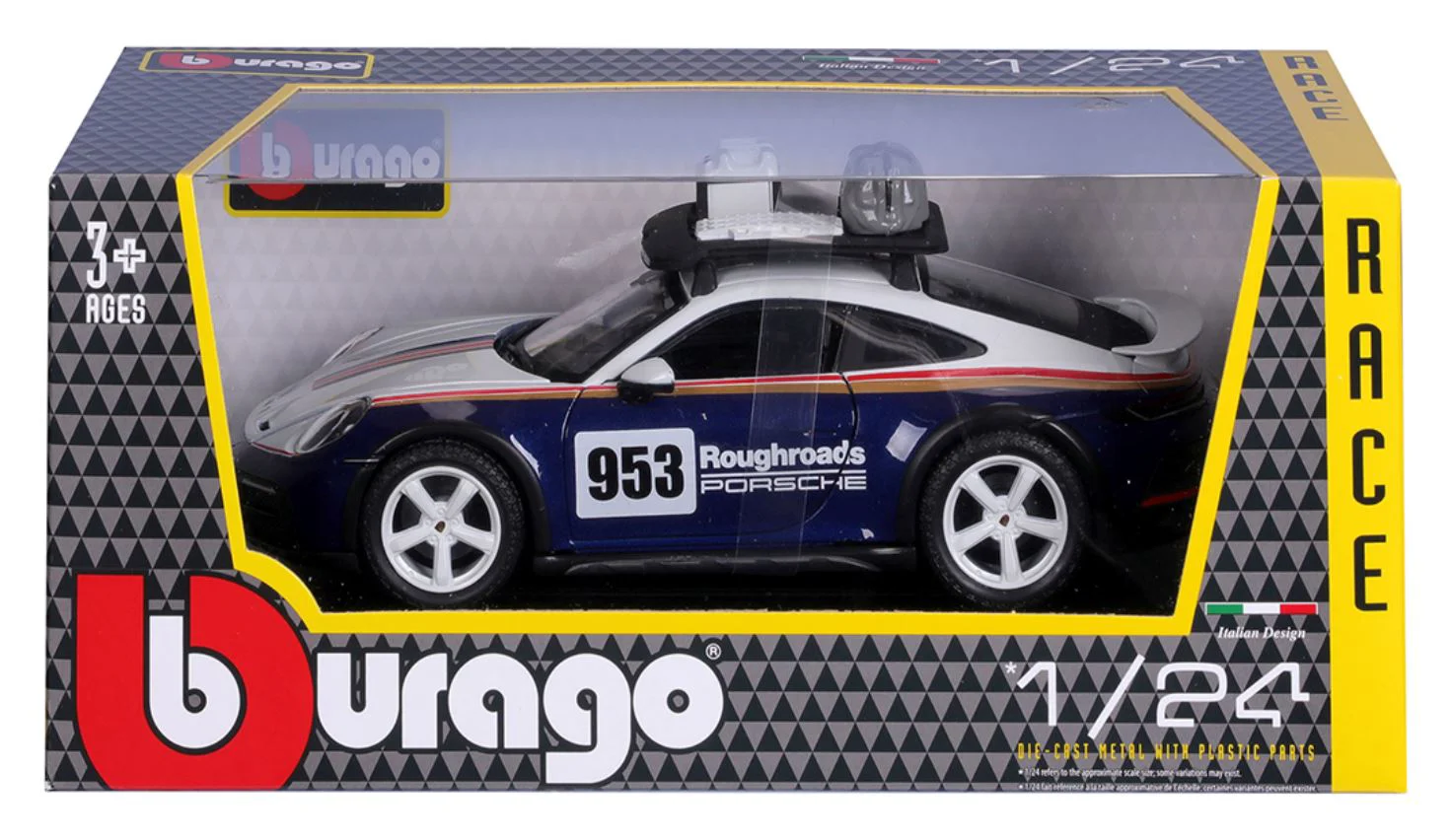 Модель автомобиля Bburago Porsche 911 Dakar, 1:24 foto