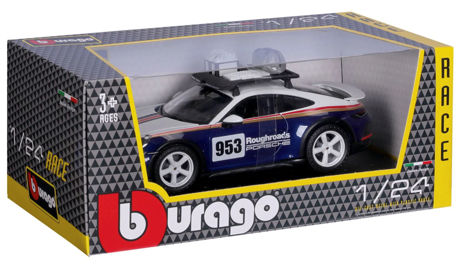 Модель автомобиля Bburago Porsche 911 Dakar, 1:24 foto