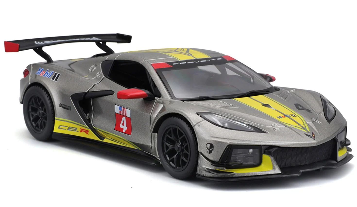 Macheta auto Bburago Chevrolet Corvette C8.R, 1:24 foto