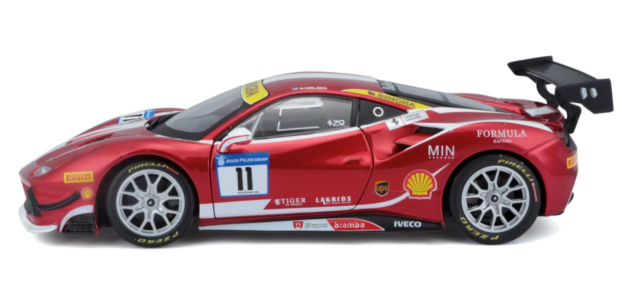 Модель автомобиля Bburago Ferrari 488 Challenge, 1:24 foto