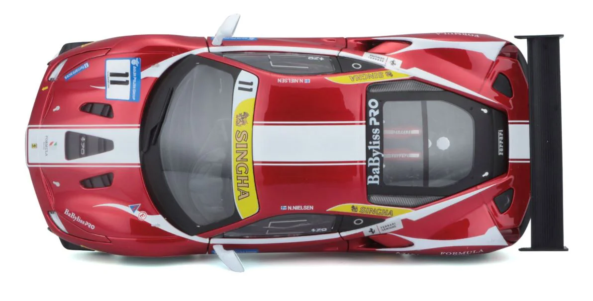 Модель автомобиля Bburago Ferrari 488 Challenge, 1:24 foto