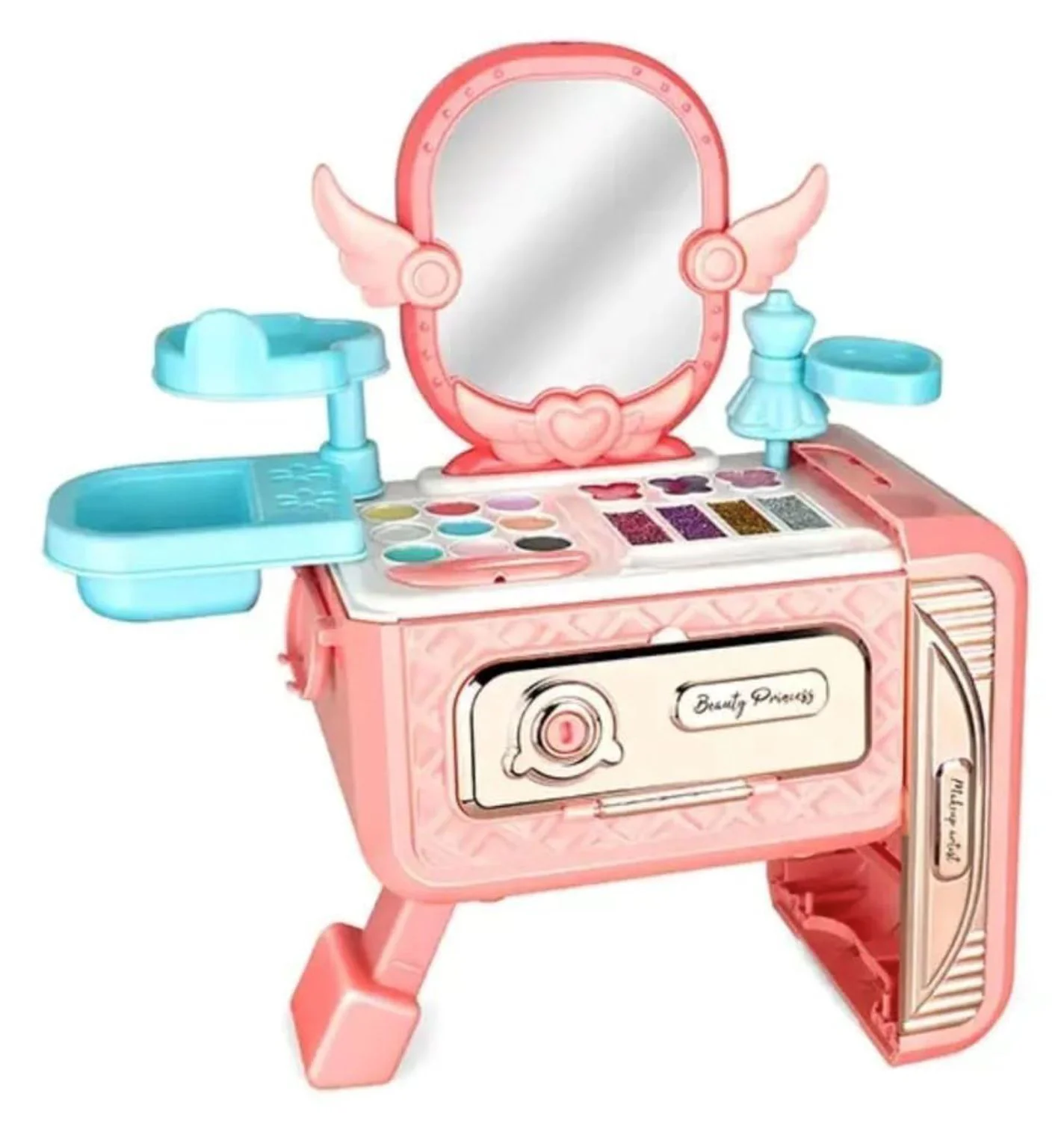 Set de cosmetice Zyra Toys Masuta cu gentuta si produse de machiaj foto