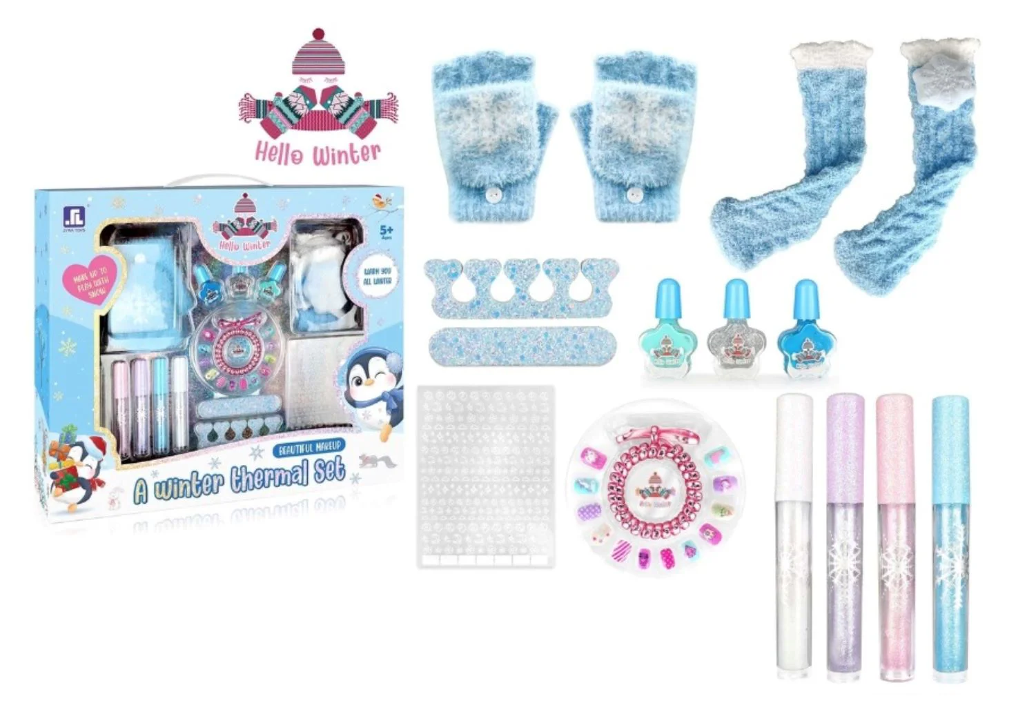 Набор косметики Zyra Toys с носочками и перчатками foto