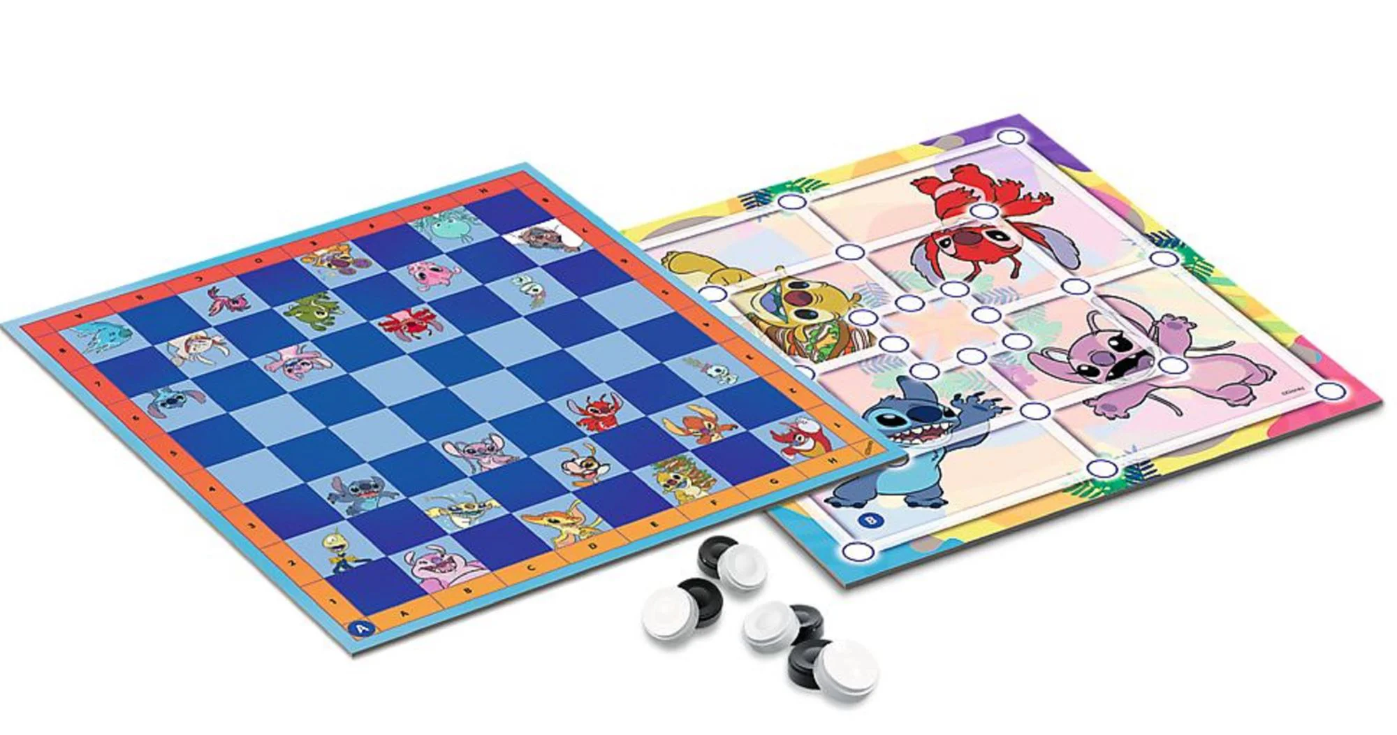 Настольная игра Trefl Шашки и Мельница Lilo & Stitch foto