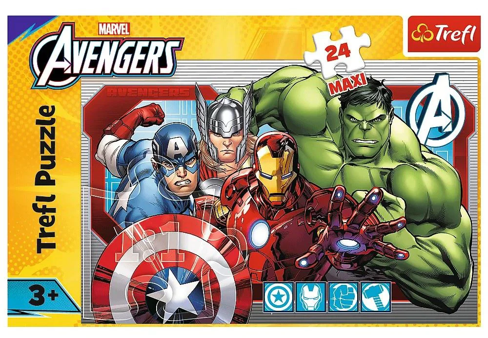 Puzzle Trefl Always just Disney Marvel, 24 Maxi piese foto