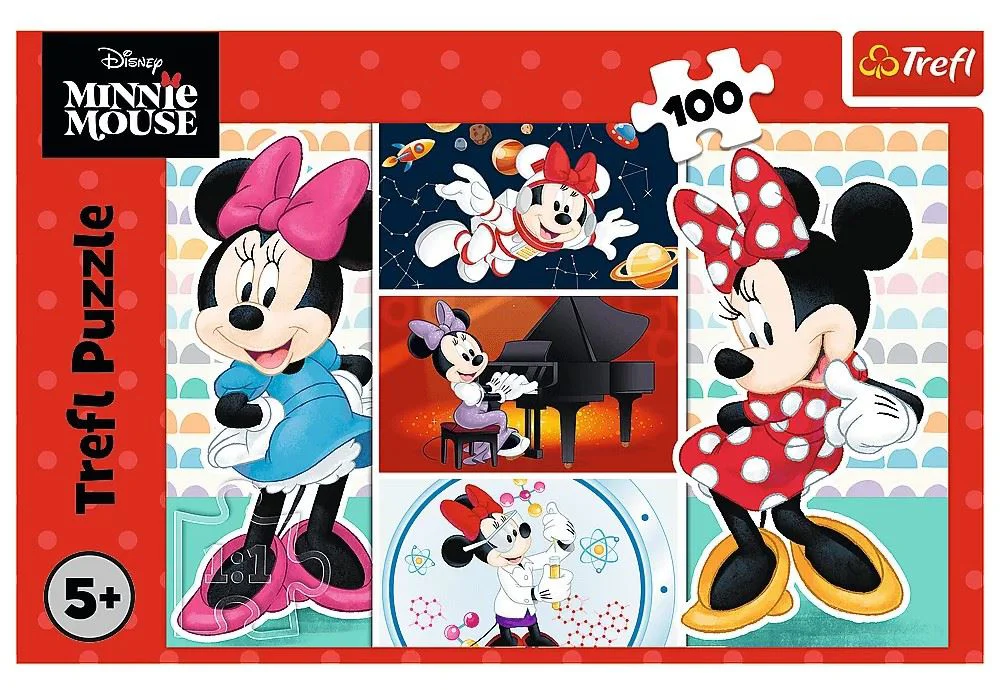 Puzzle Trefl Amusing Minnie, 100 el. foto