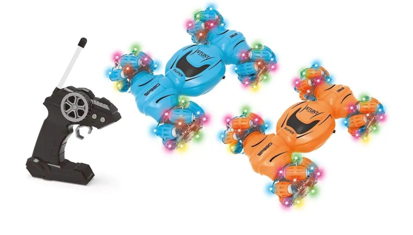 Машинка на радиоуправлении Essa Toys Stunt 2.4G с подсветкой foto