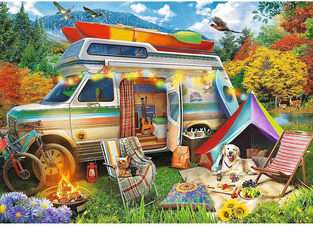 Puzzle Trefl European Puzzle Championship Premium Plus Tea Time: Camper, 500 el. foto