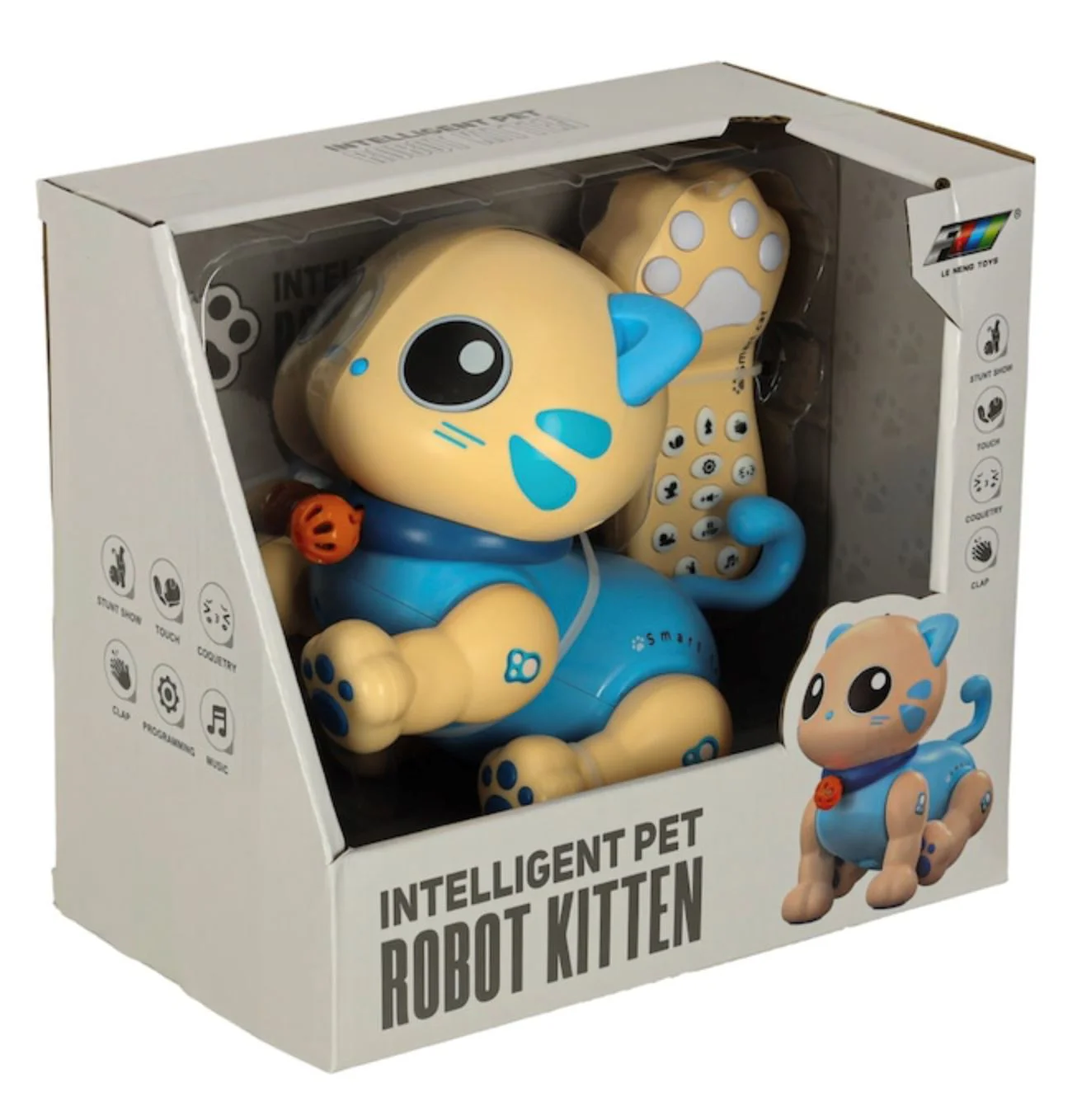 Robot cu telecomanda Le Neng Toys Pisicuta inteligenta, 17 cm foto