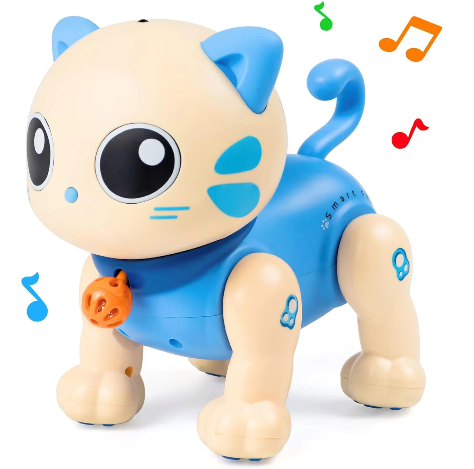Robot cu telecomanda Le Neng Toys Pisicuta inteligenta, 17 cm foto
