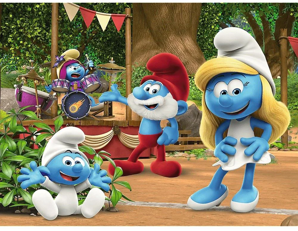 Puzzle Trefl Smurfette and Smurfs, 30 el. foto