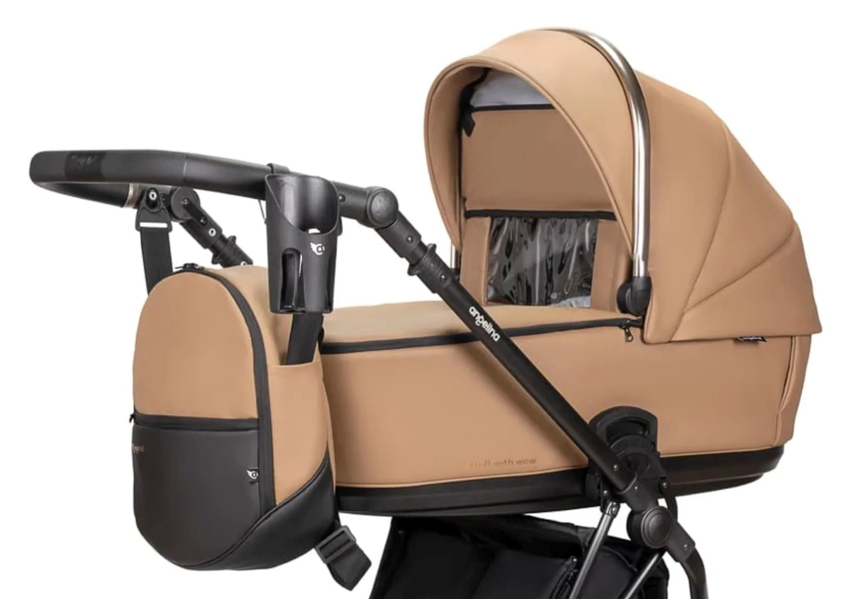 Carucior 2 in 1 Angelina Enigma Premium Eco Maro foto