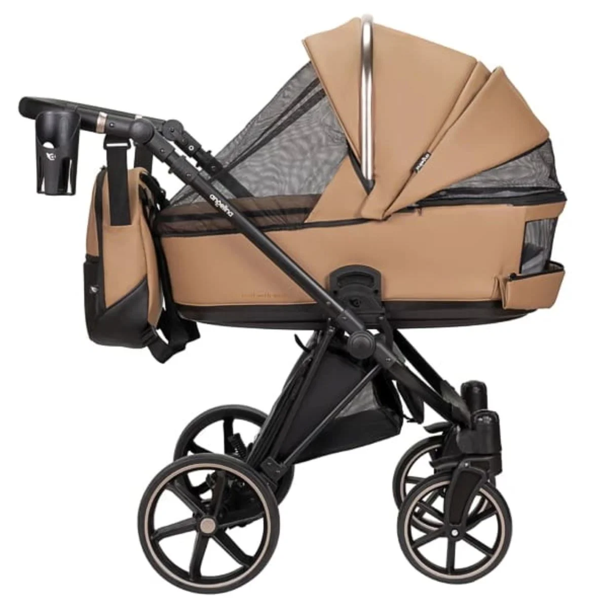 Carucior 2 in 1 Angelina Enigma Premium Eco Maro foto