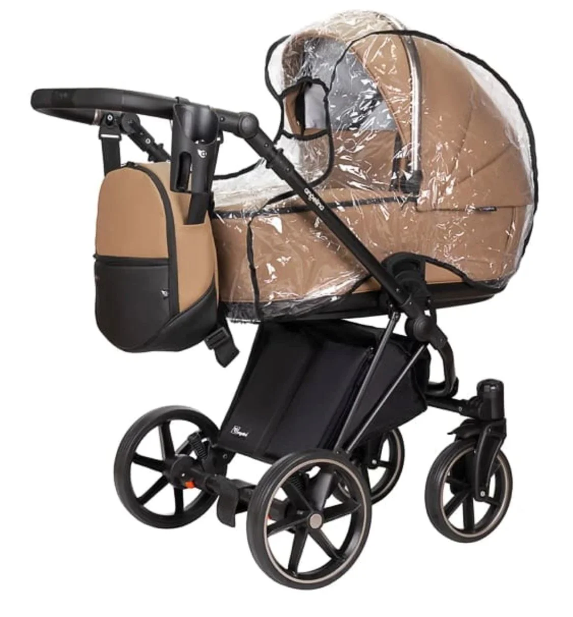 Carucior 2 in 1 Angelina Enigma Premium Eco Maro foto