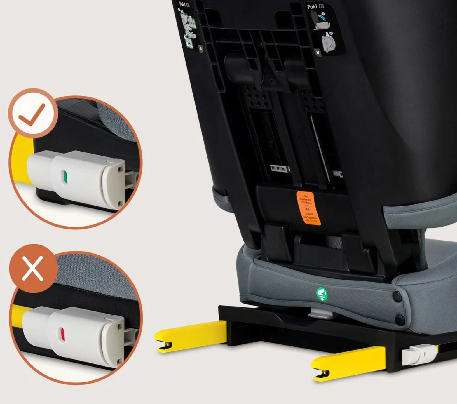 Scaun auto Lionelo Isofix Orin, 15-36 kg, Gri foto