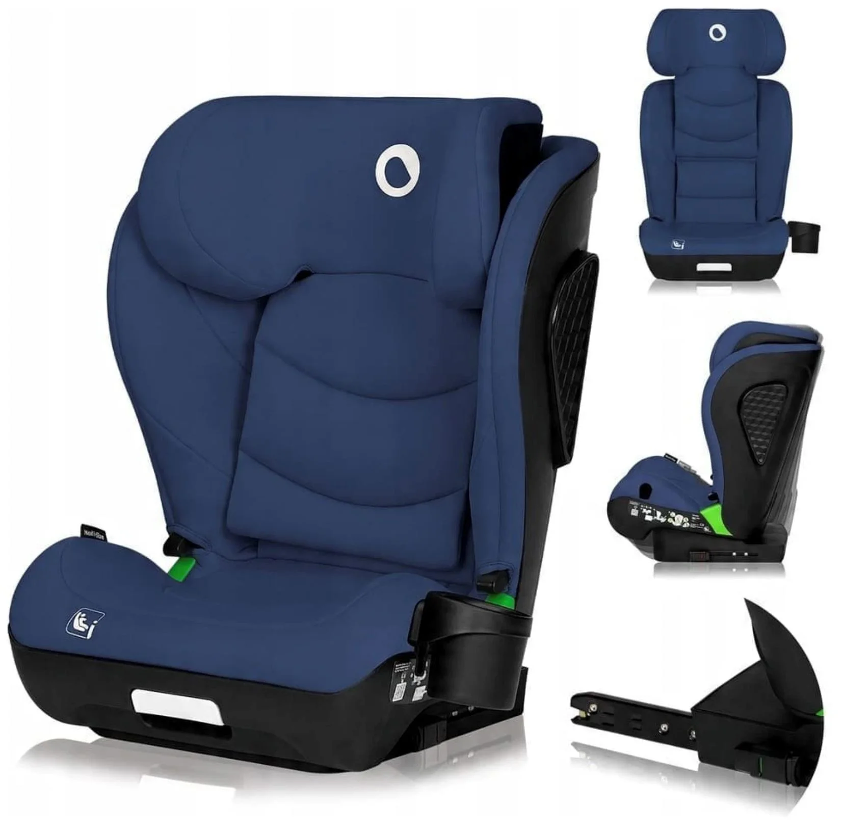 Автокресло Lionelo Isofix Neal Navy, 15-36 кг, Синий foto