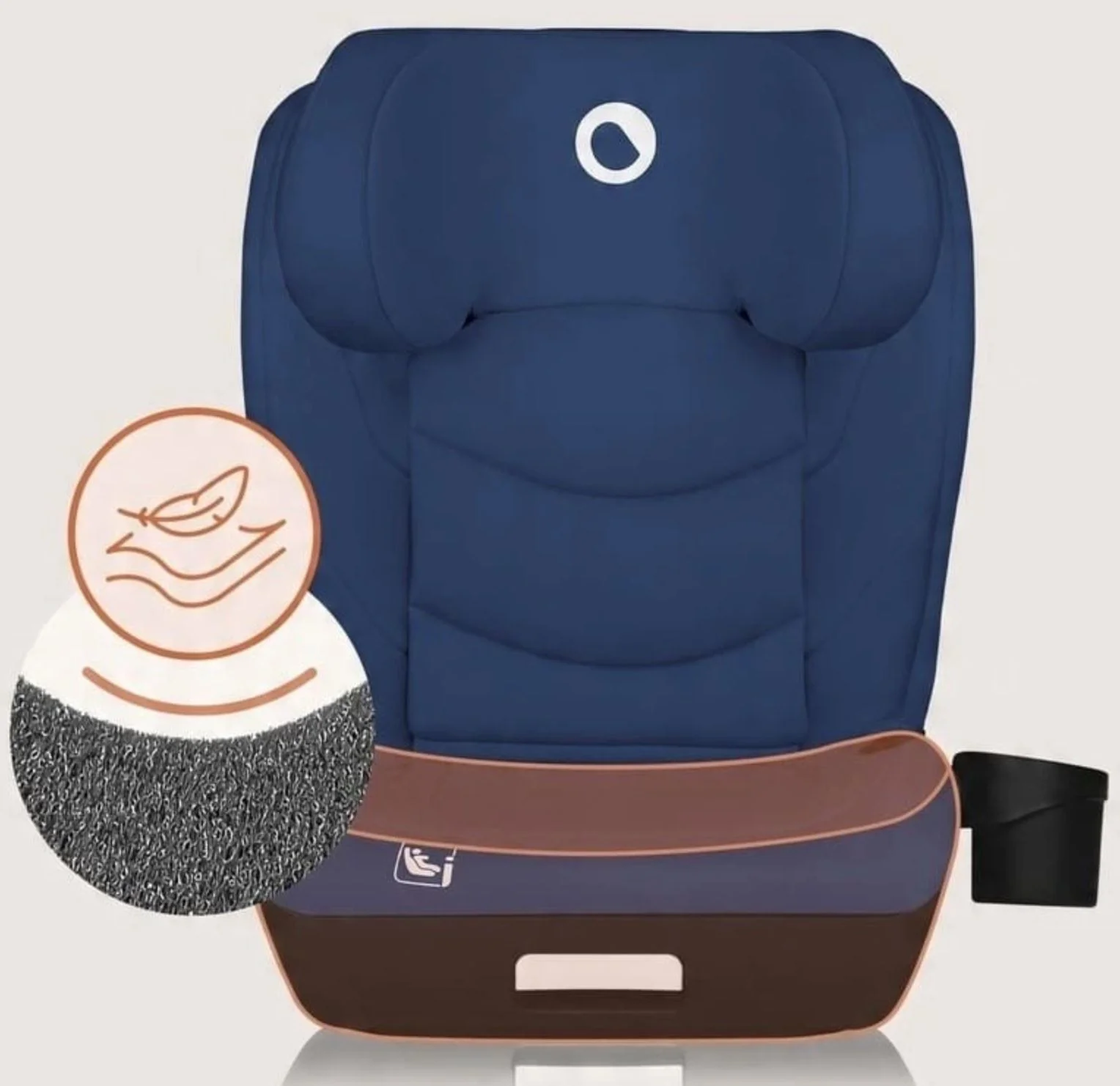 Автокресло Lionelo Isofix Neal Navy, 15-36 кг, Синий foto