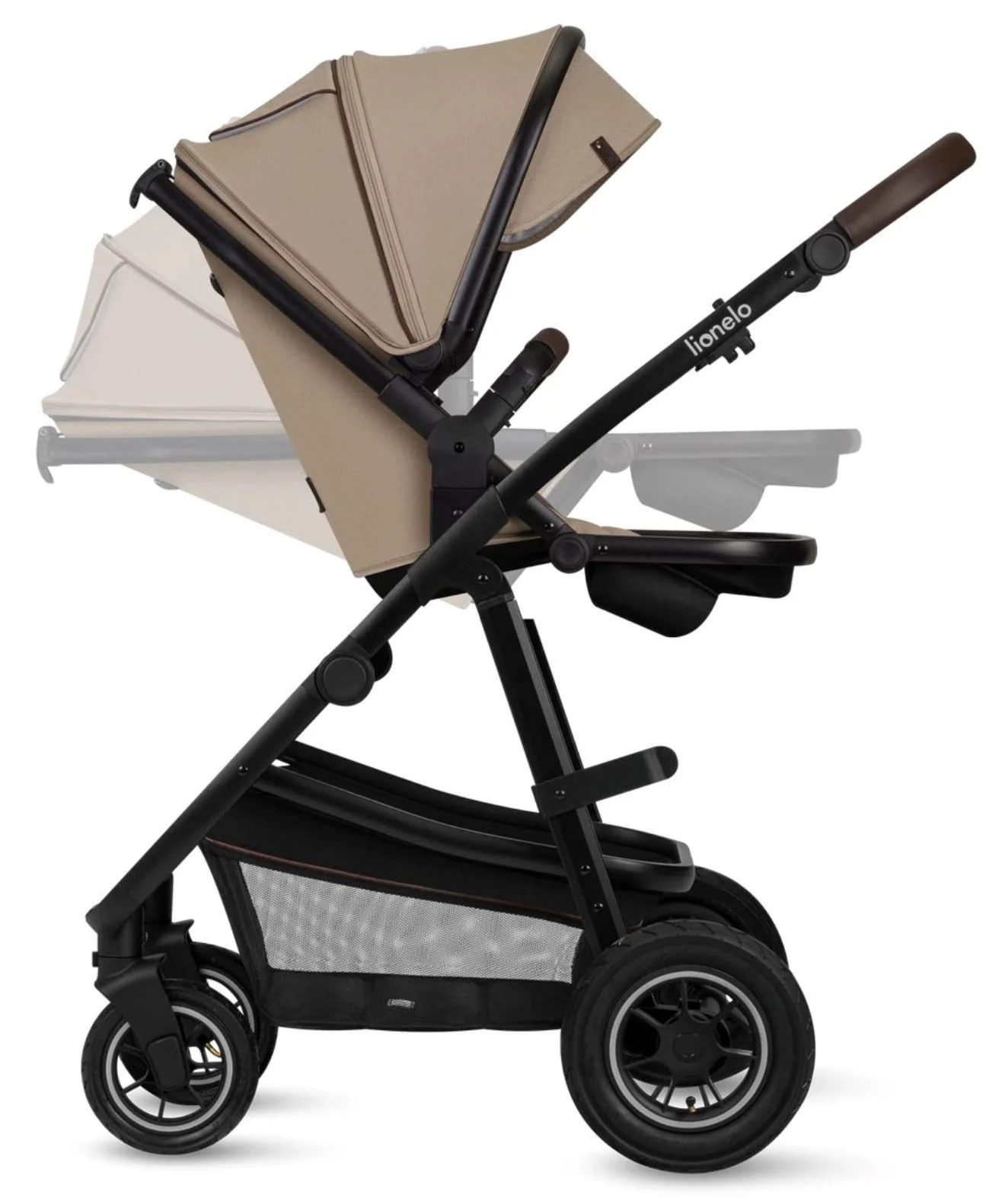Carucior 2 in 1 Lionelo Amber Bej foto