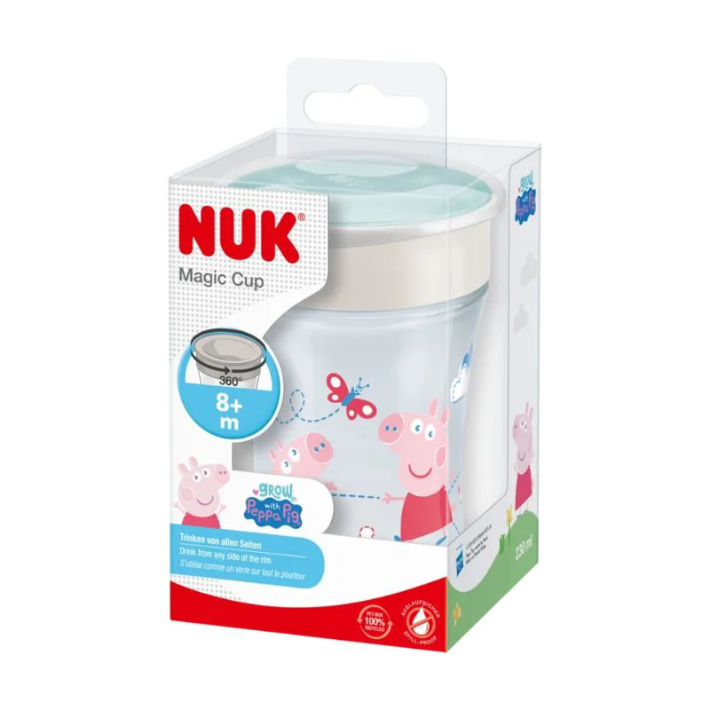 Поильник NUK Magic Cup Peppa (8+ мес.), 230 мл foto