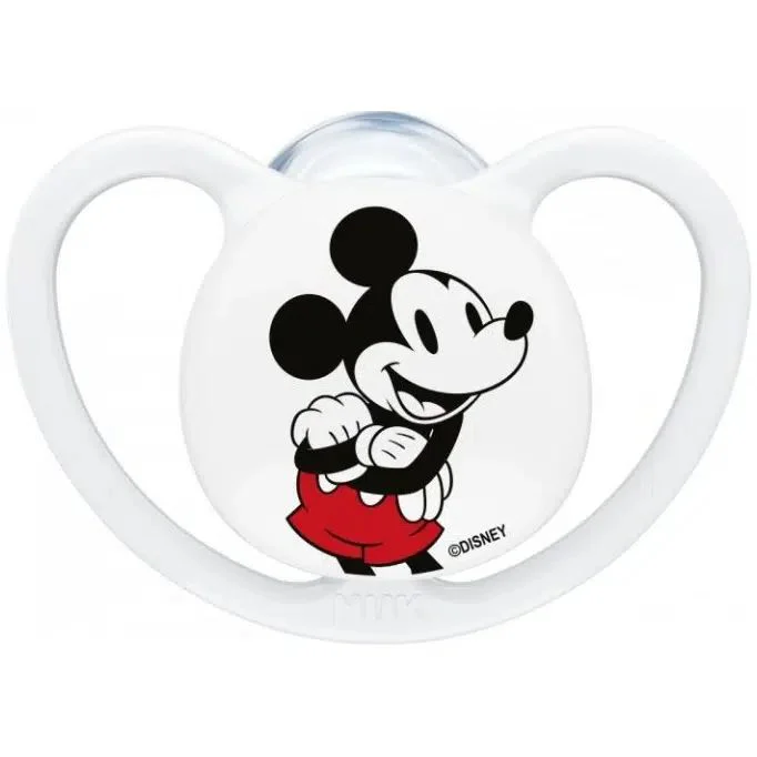 Силиконовая пустышка NUK Mickey (0-6 мес.) foto