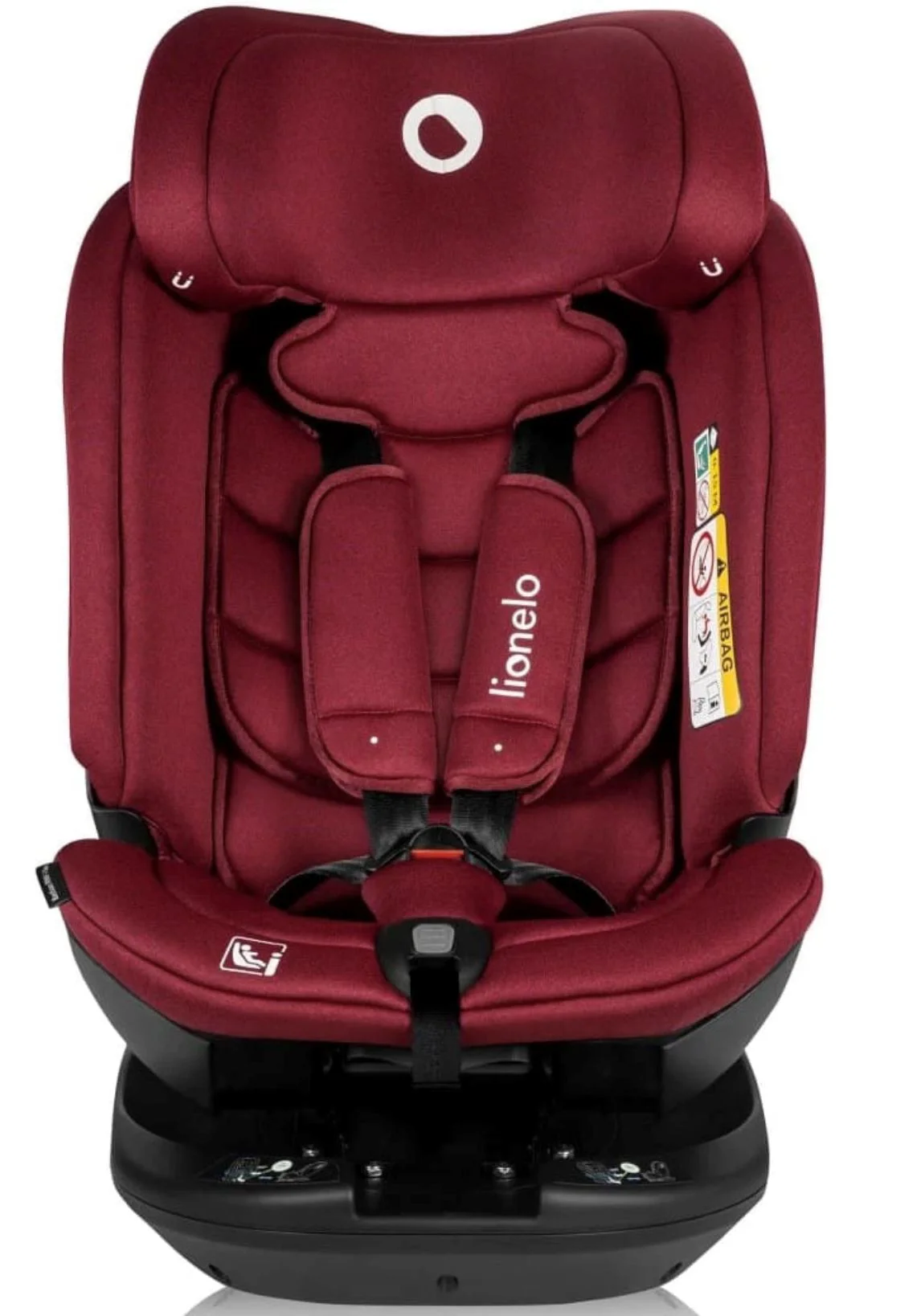 Автокресло Isofix Lionelo Bastiaan RWF, 0-36 кг, Красный foto