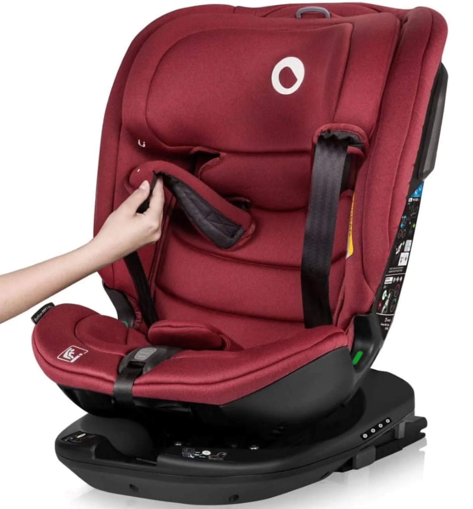 Автокресло Isofix Lionelo Bastiaan RWF, 0-36 кг, Красный foto