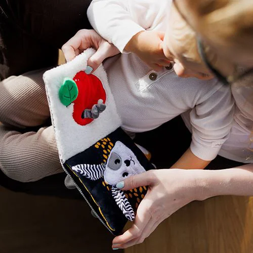 Мягкая сенсорная книжка Babyono Mouse foto