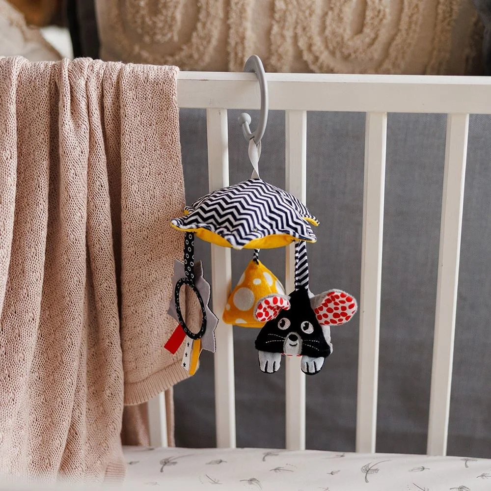 Carusel senzorial pentru patut BabyOno Mouse foto