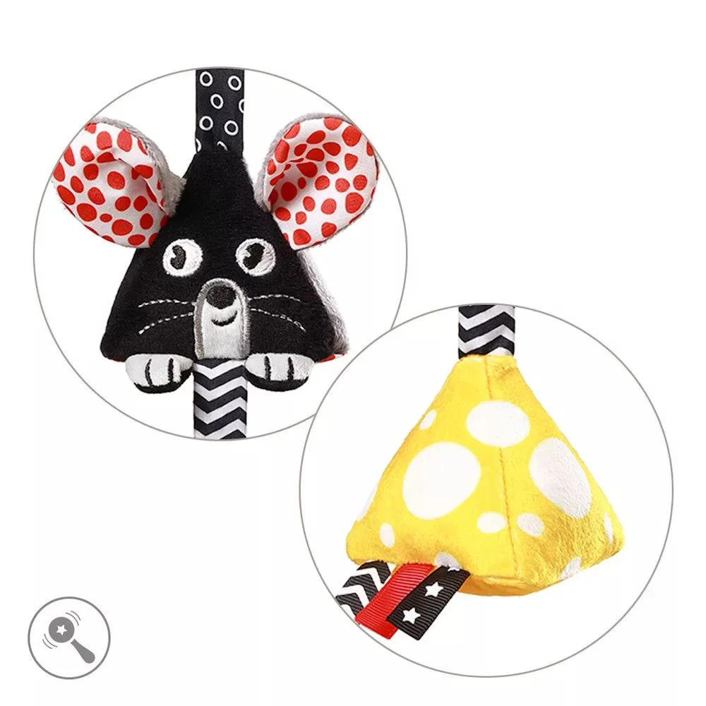 Сенсорная подвесная игрушка BabyOno Mouse foto