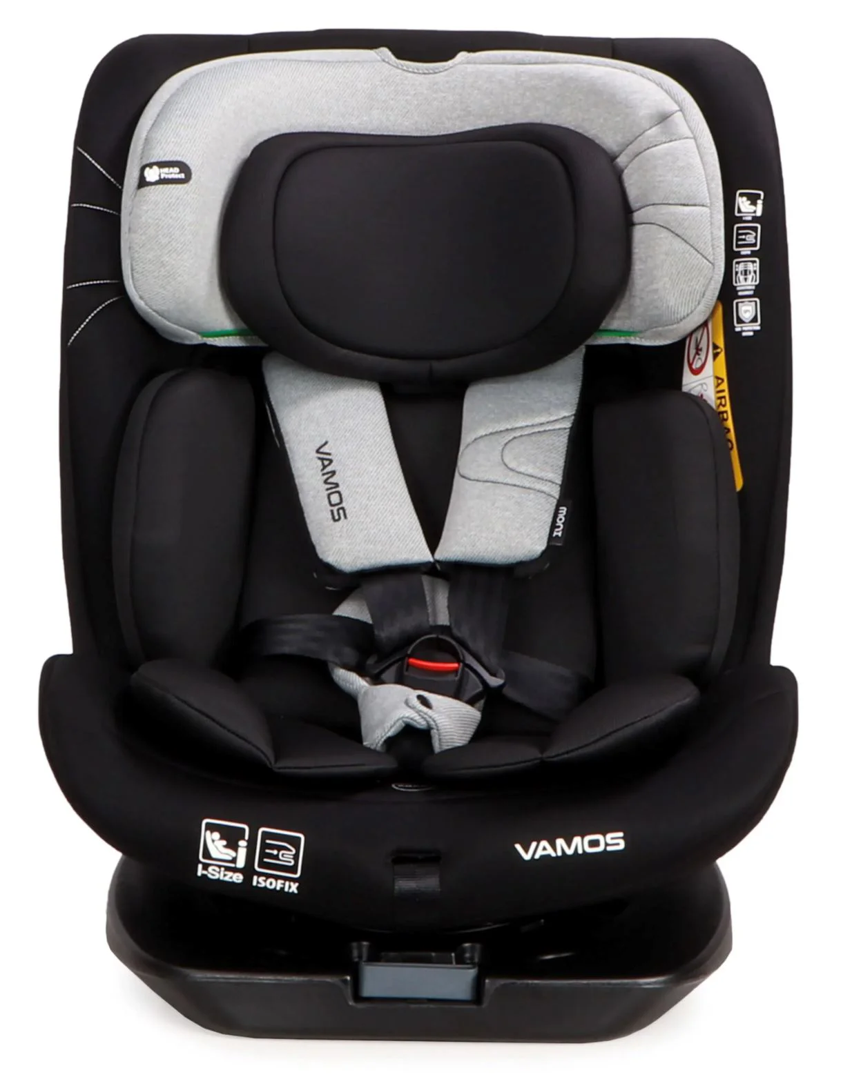 Scaun auto Moni Isofix Vamos, 0-36 kg (i-Size) Gri foto
