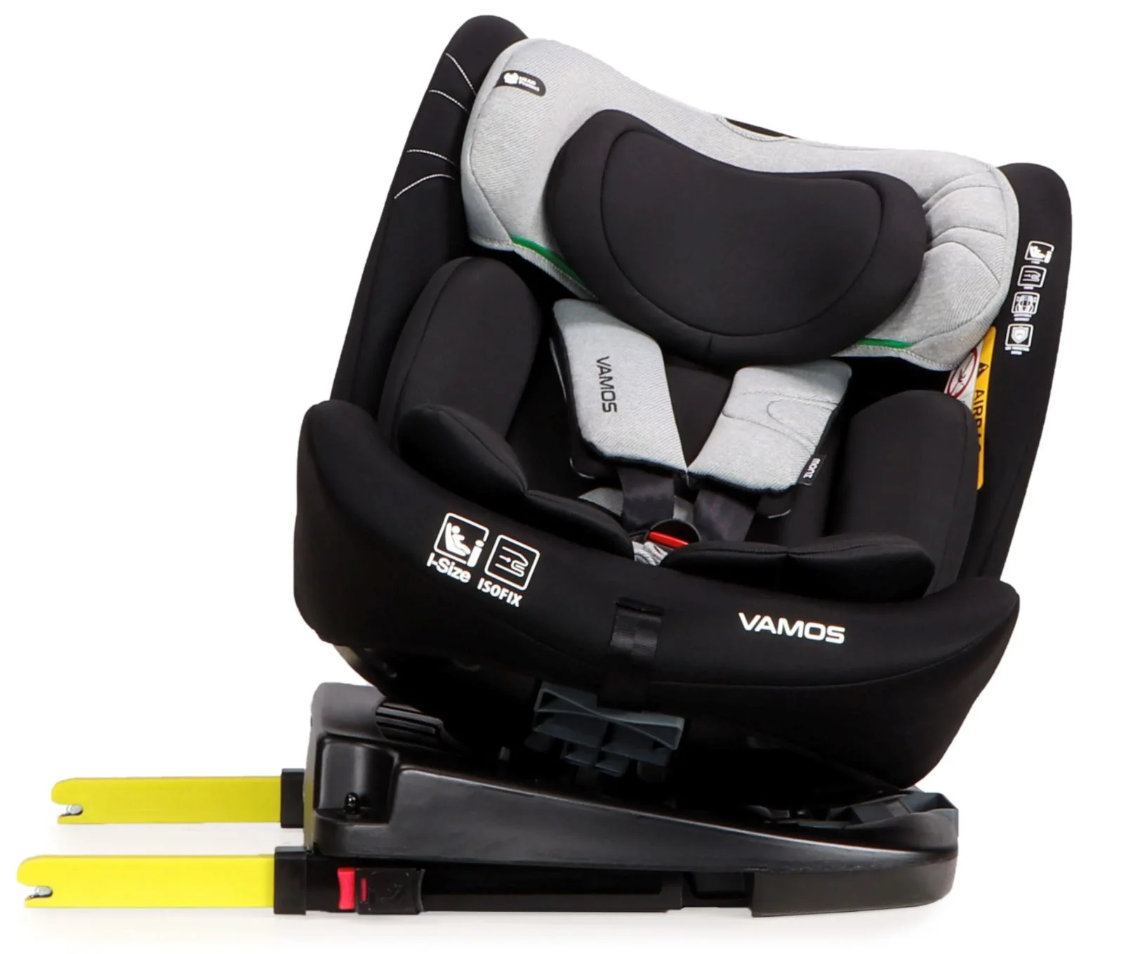Scaun auto Moni Isofix Vamos, 0-36 kg (i-Size) Gri foto