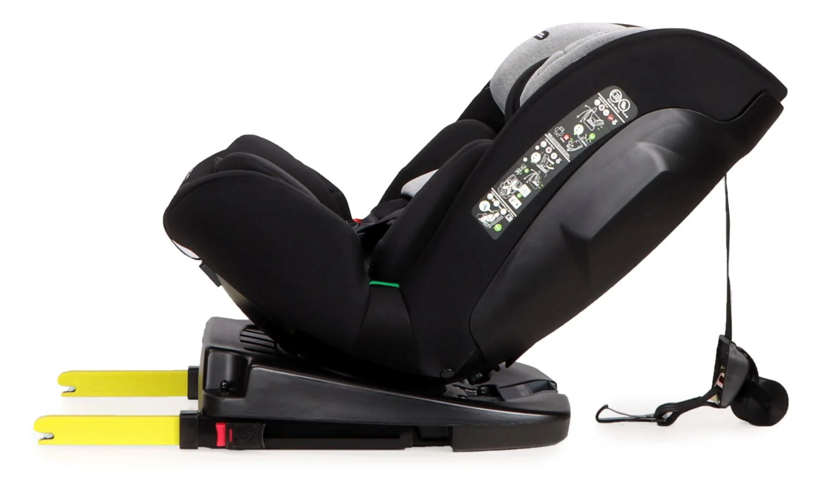 Scaun auto Moni Isofix Vamos, 0-36 kg (i-Size) Gri foto