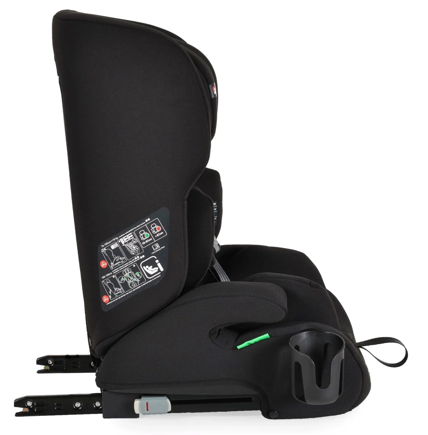 Автокресло Moni Isofix Trip, 9-36 кг, Черное foto
