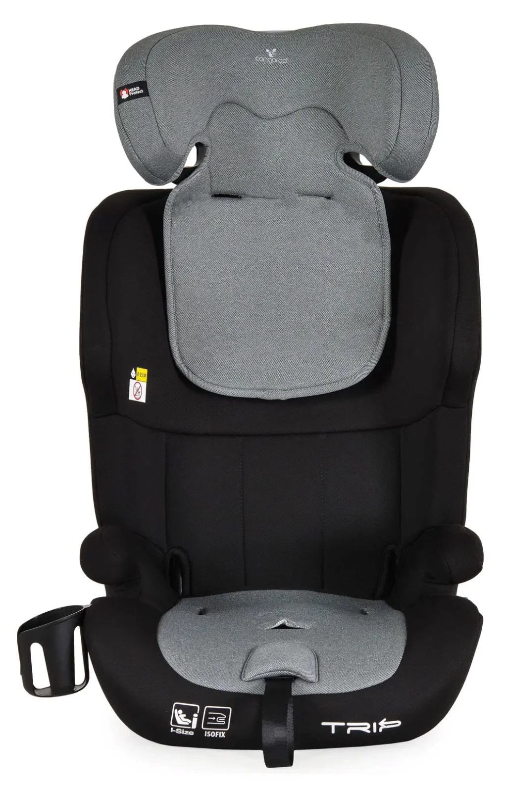 Scaun auto Moni Isofix Trip, 9-36 kg, Gri foto