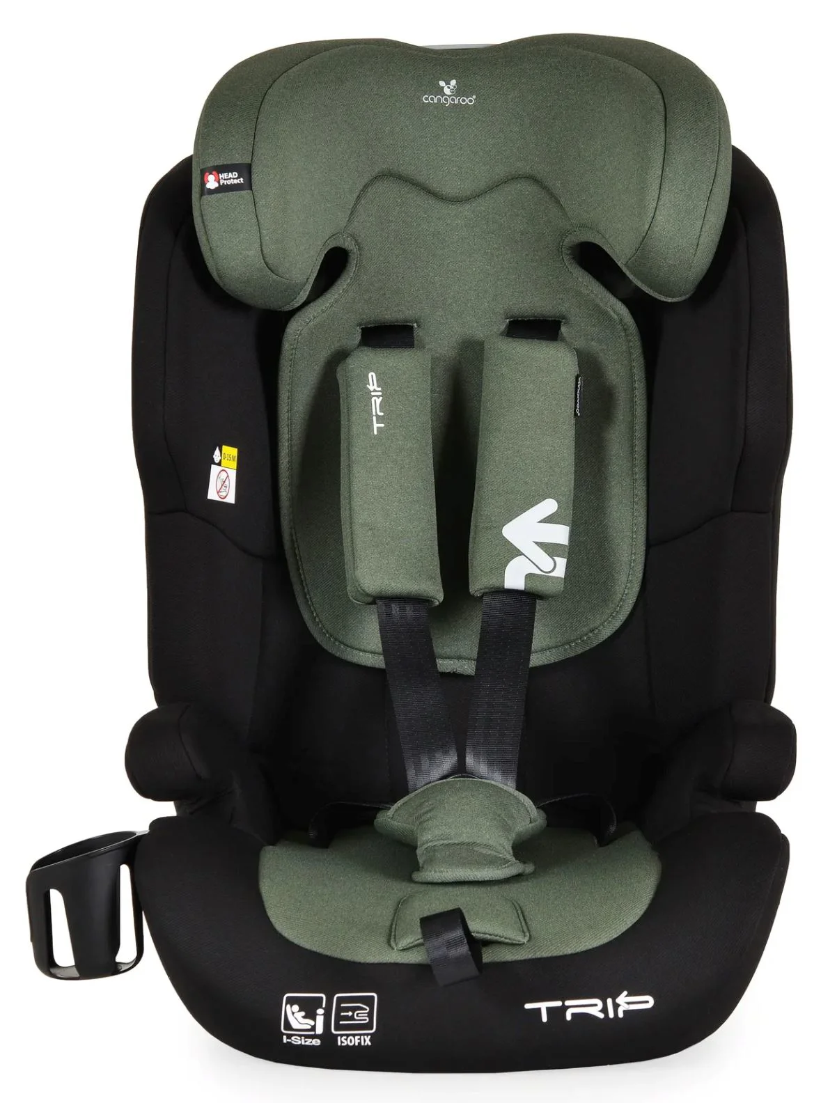Автокресло Moni Isofix Trip, 9-36 кг, Зеленое foto