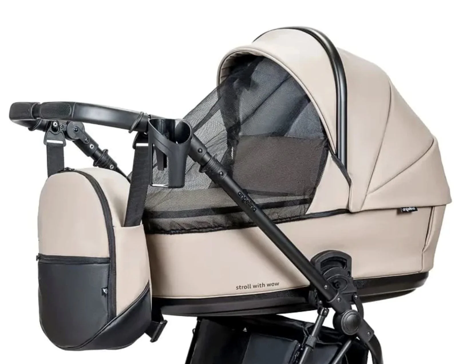 Carucior 2 in 1 Angelina Enigma Eco Bej foto
