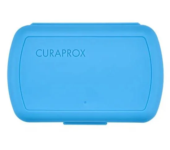 Набор для путешествий по уходу за полостью рта для детей Curaprox Синий foto