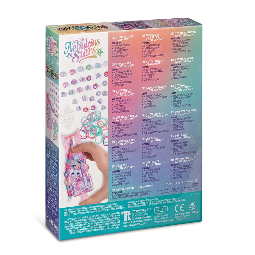 Set creatie bratari Nebulous Stars Rainbow Auto Loom Bead Set foto