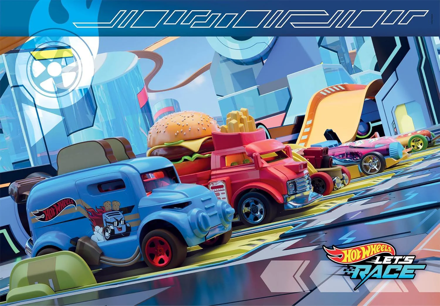 Пазл Clementoni Hot Wheels, 2x60 эл. foto