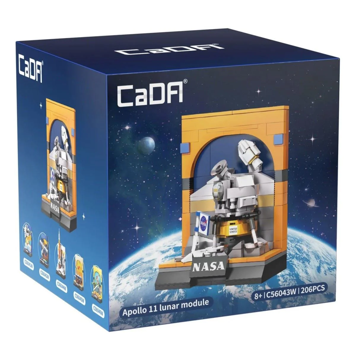 Constructor CaDa Apollo 11 Lunar Module, 206 el. foto