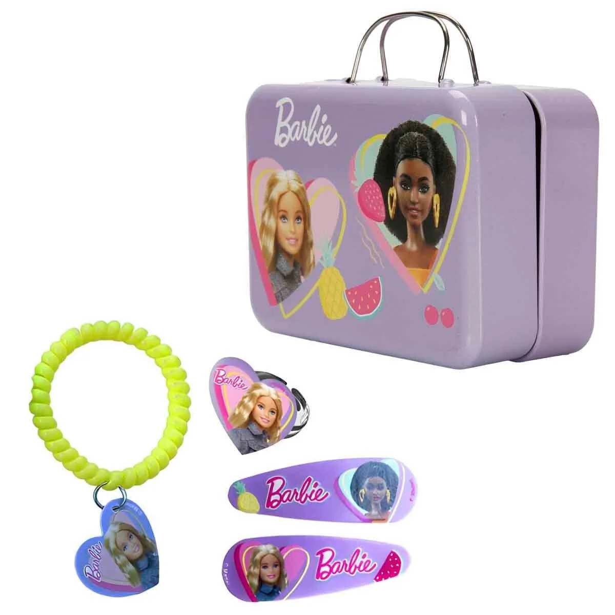 Set geanta Barbie cu inel, bratara, accesorii de par foto